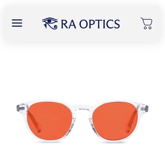 Accessories - RA Optics Clear Frame Clyde Sunset Lenses NWOT